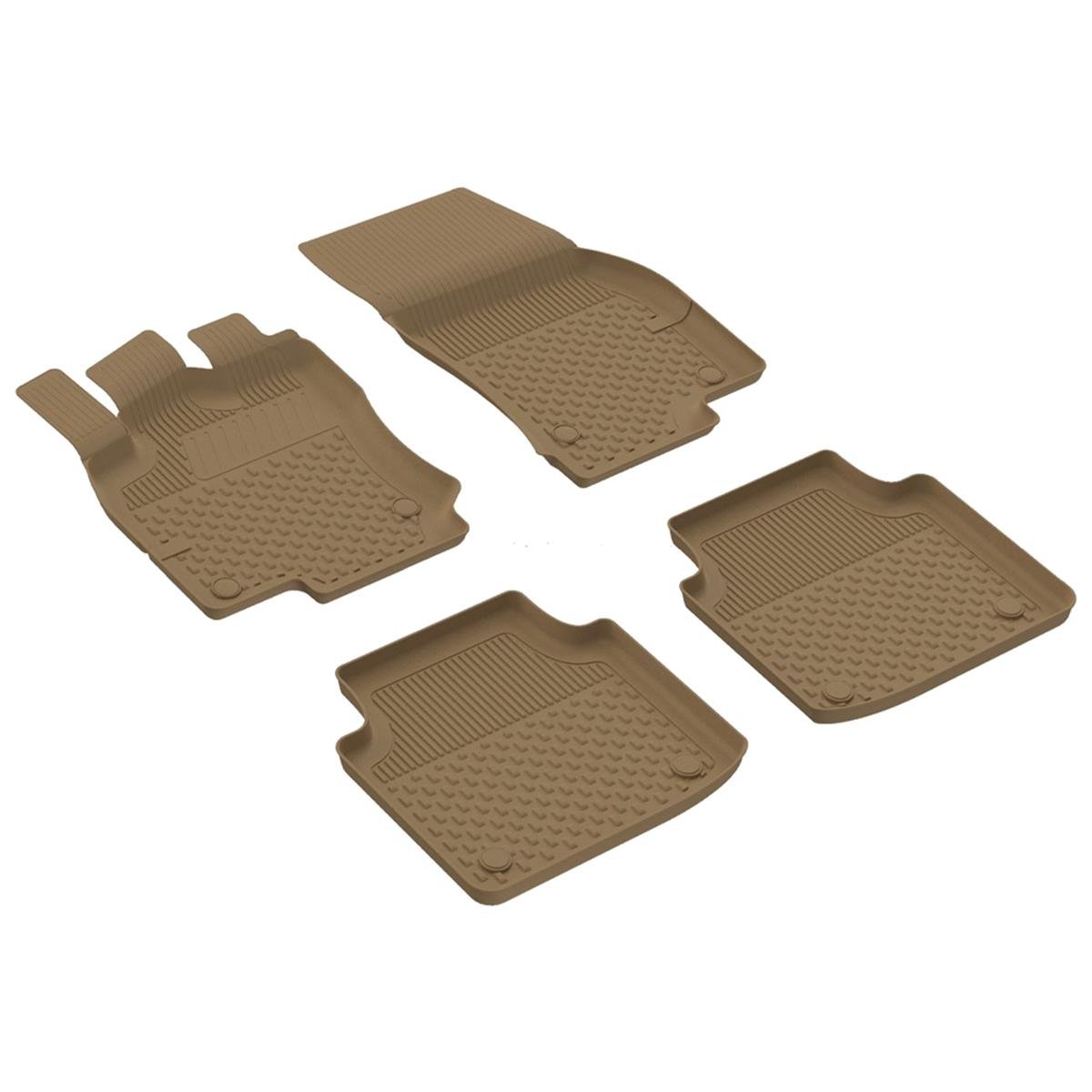 Sahler Skoda Kodiaq 2017-2023 4,5D Havuzlu Paspas - BEJ