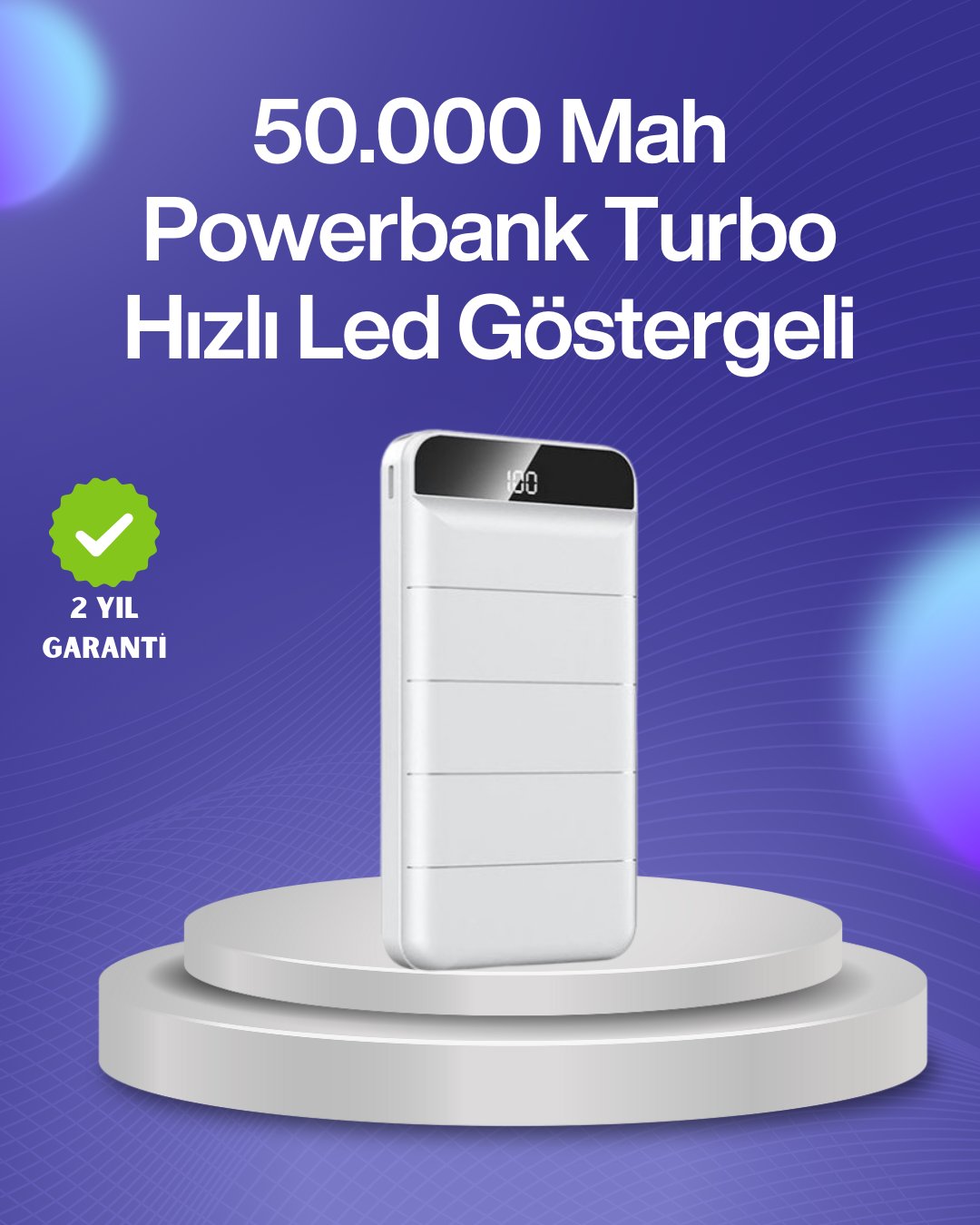  22.5W PD Destekli Taşınabilir Şarj Cihazı Çoklu Çıkışlı Model Powerbank 