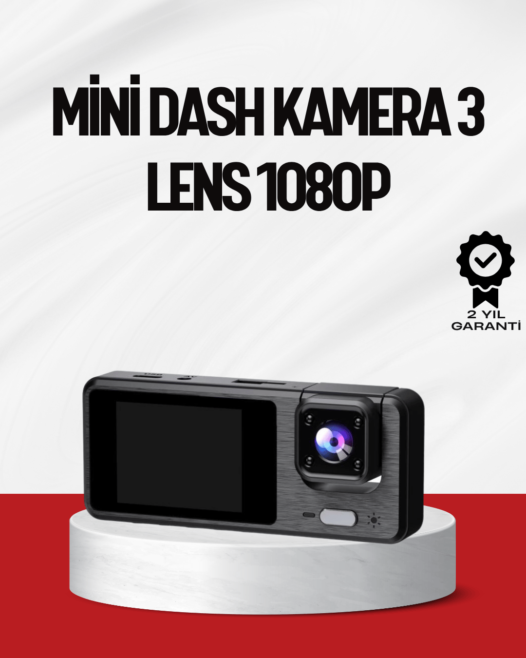  3 Kameralı DVR Araç Kamerası – Tam Güvenlik, Tam Kapsama