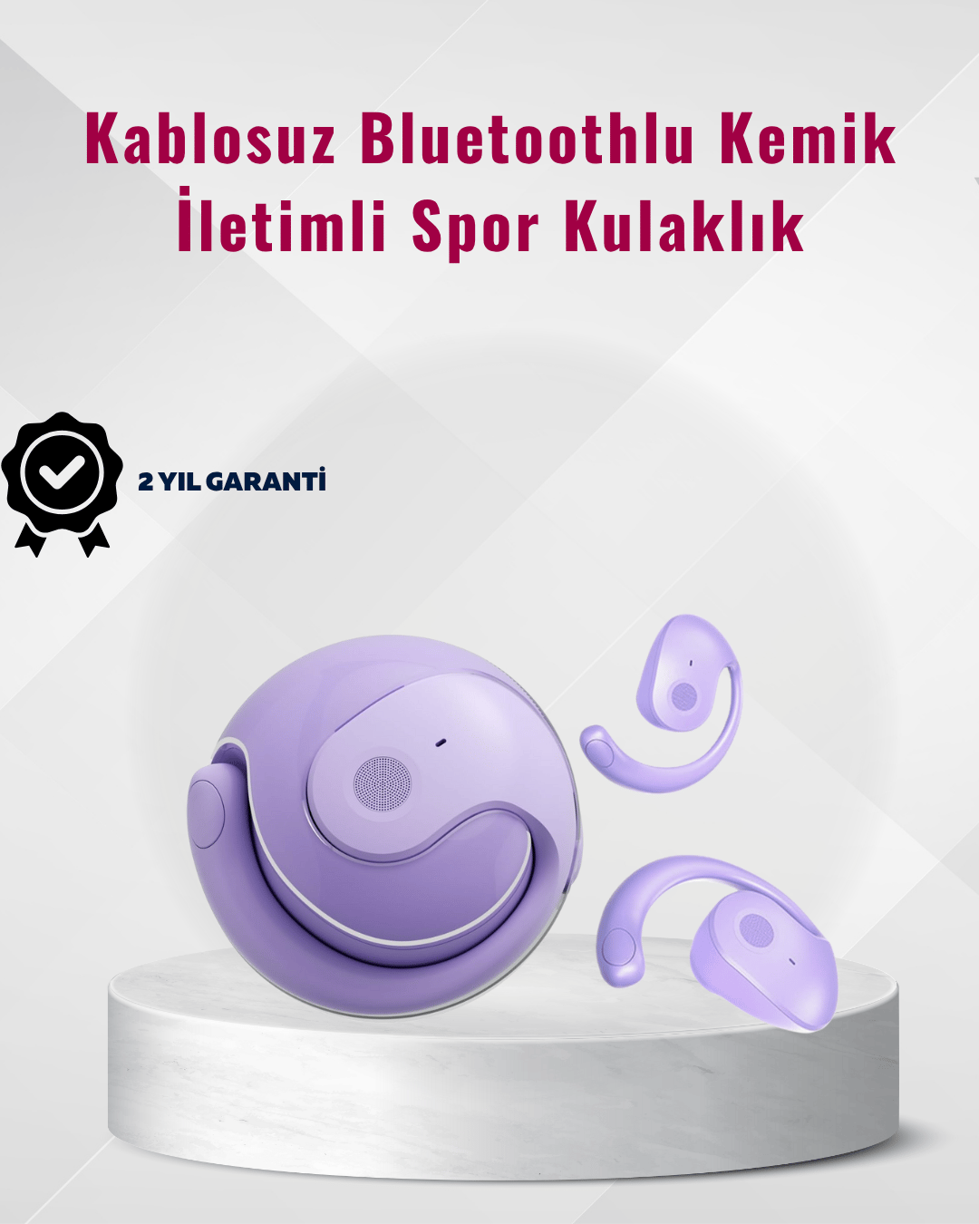  Bluetooth 5.3 Teknolojili Kablosuz Kemik İletimli Spor Kulaklık
