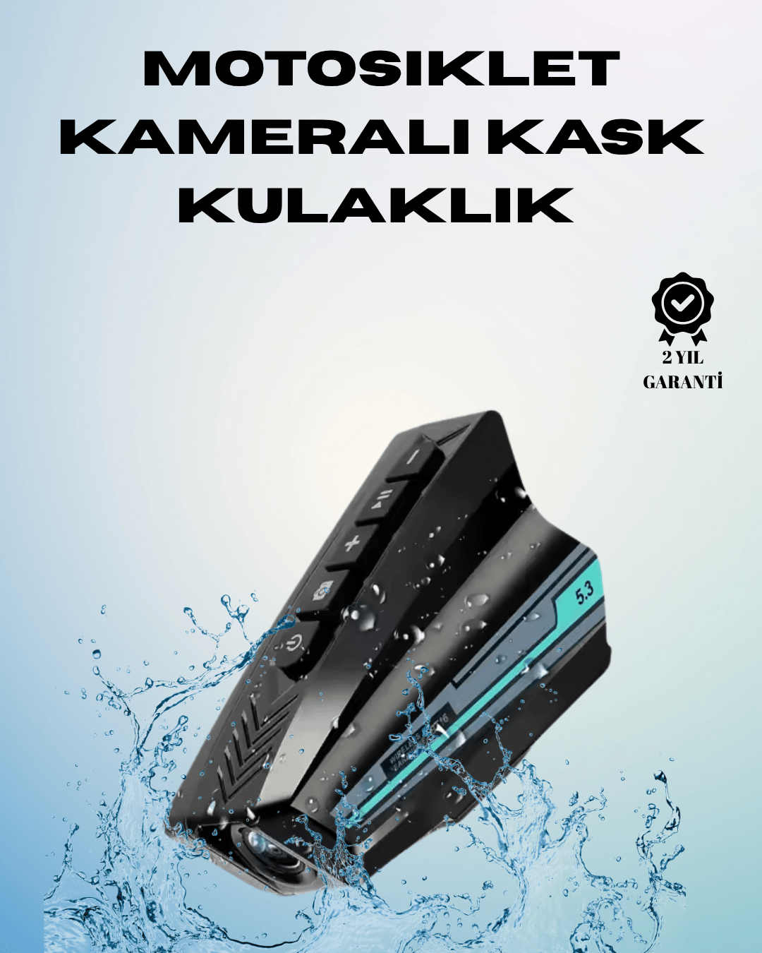  BT16 Dashcam Özellikli Kask Kamerası – WiFi, Sesli Komut, HD Kayıt