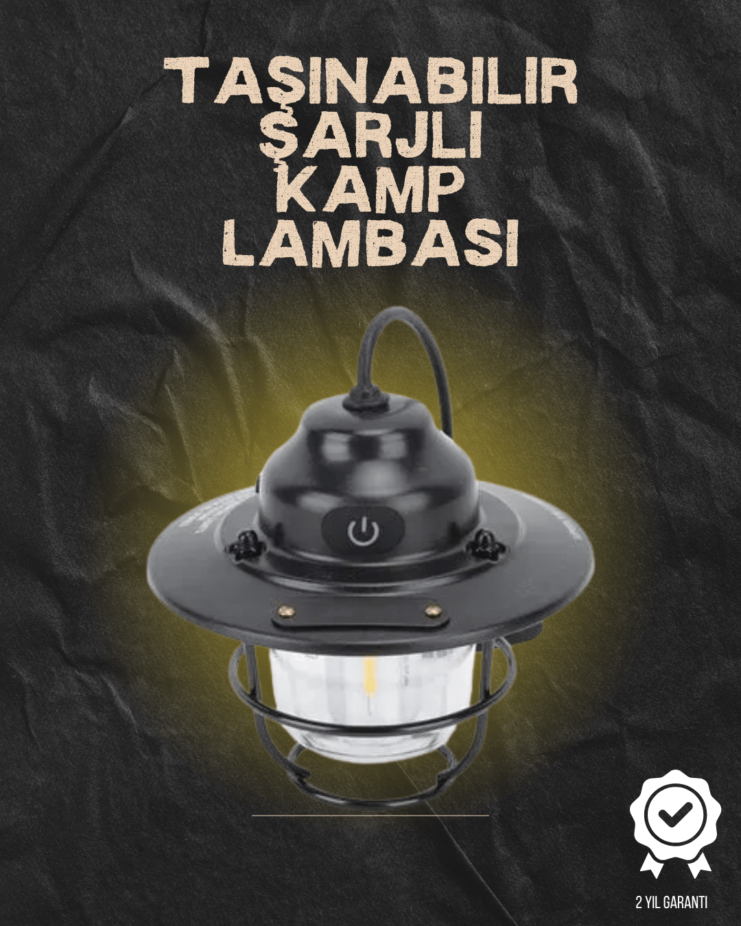  Kamp ve Bahçe İçin Retro LED Fener – Sıcak Işık, Uzun Ömürlü Batarya