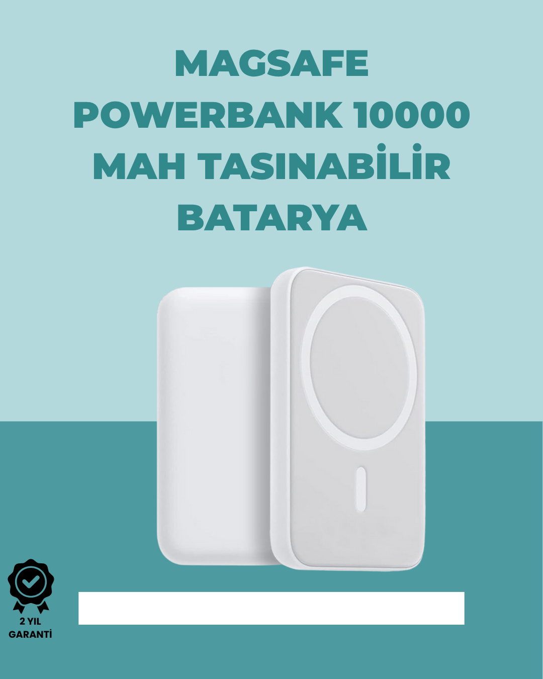  MagSafe Manyetik Powerbank – iPhone İçin Hızlı, Kablosuz ve Güvenli Şarj