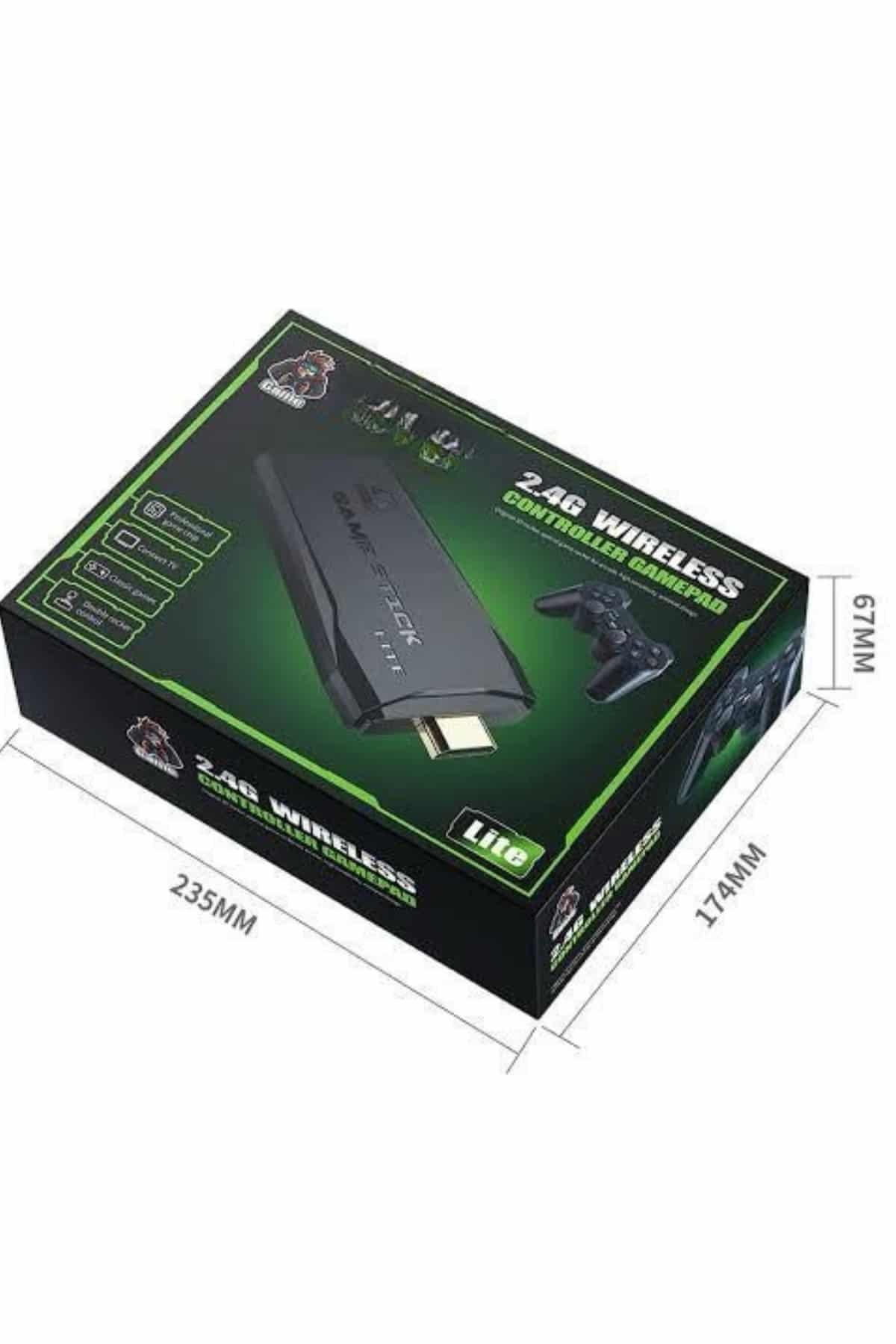 2.4g Uyumlu Kablosuz Çift Kol Atari Retro 20000 Oyun Game Stick