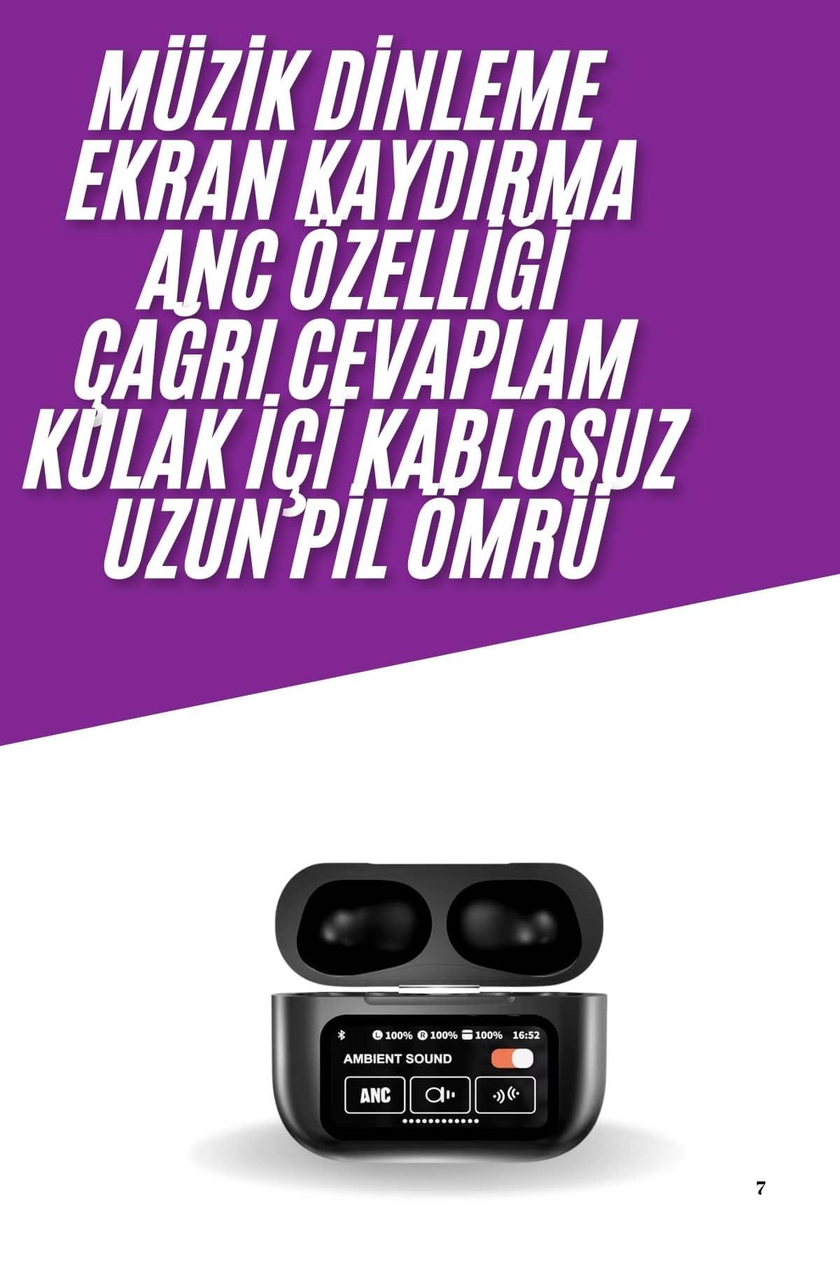 2025 Model Bluetooth Kulaklık Dokunmatik Ekran Yüksek Ses Kalitesi