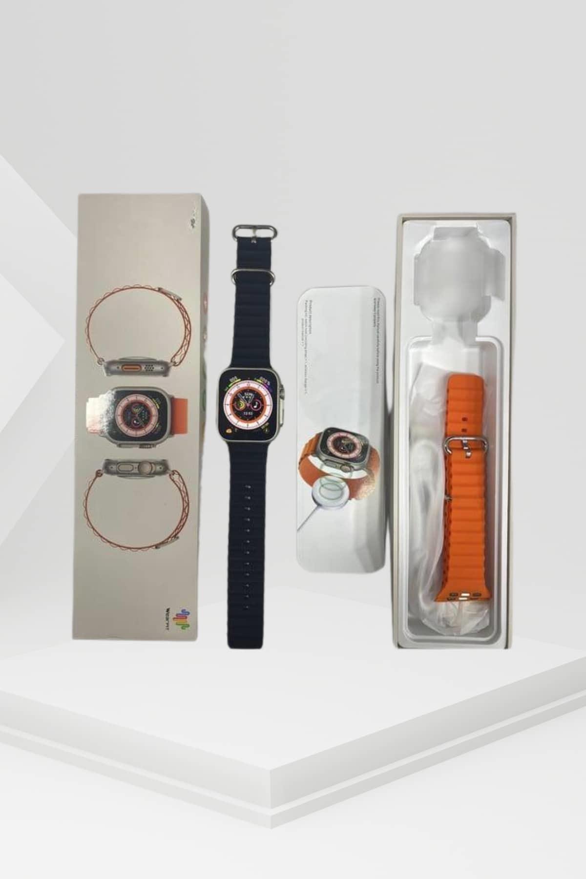 Akıllı Saat Android ve İOS Uyumlu 49 MM NFC Özelliği GPS Takibi