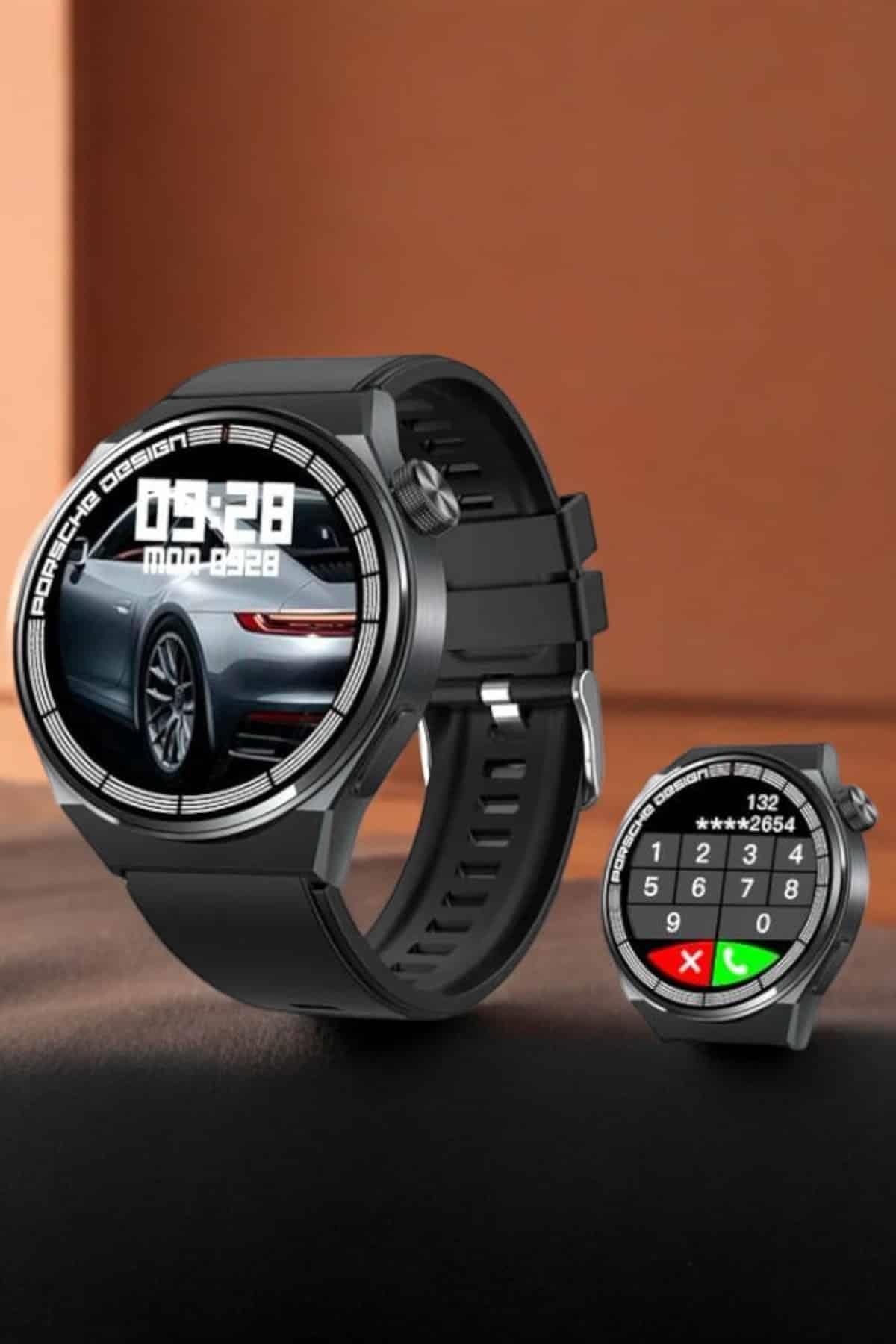 Akıllı Saat GPS VE NFC Özelliği Sesli Görüşme Dokunmstik Ekran