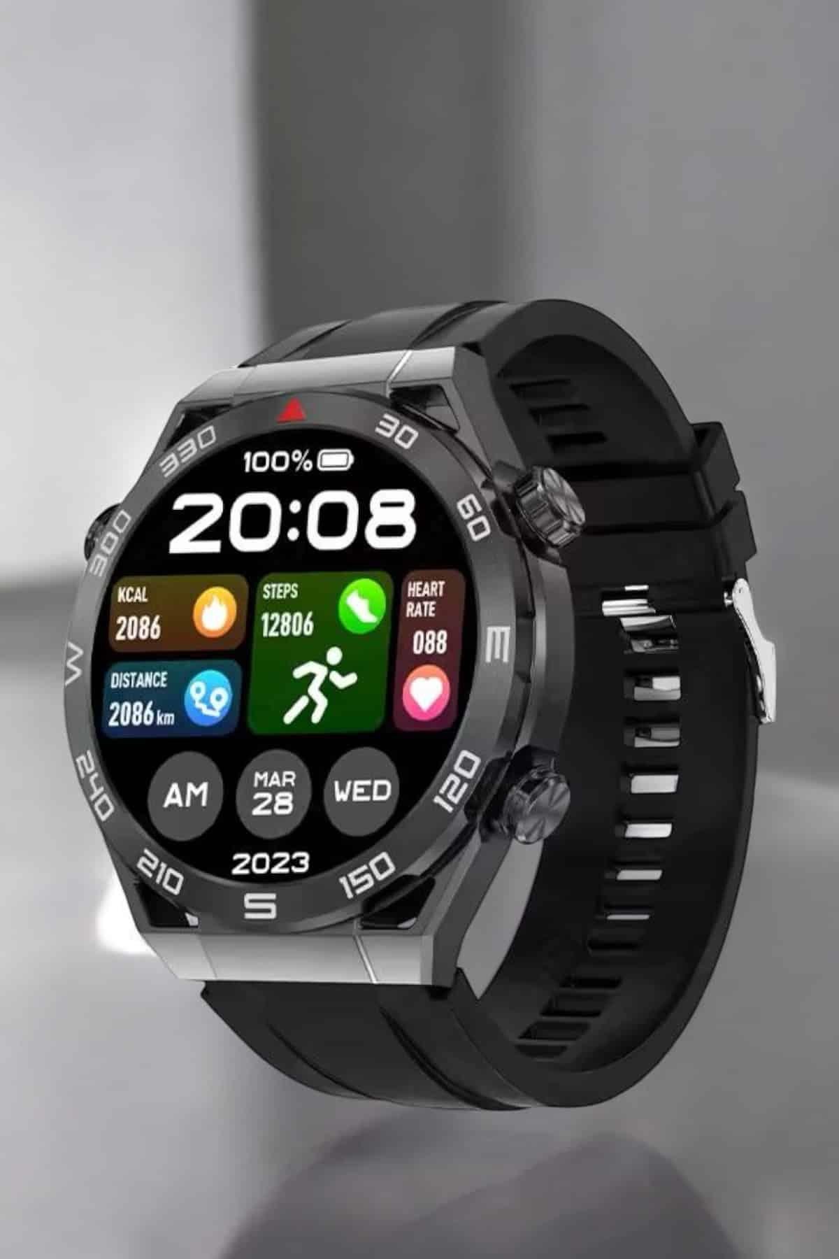 Akıllı Saat Yeni Nesil 2024 Model Metal Kordonlu Bluetooth Bağlantılı
