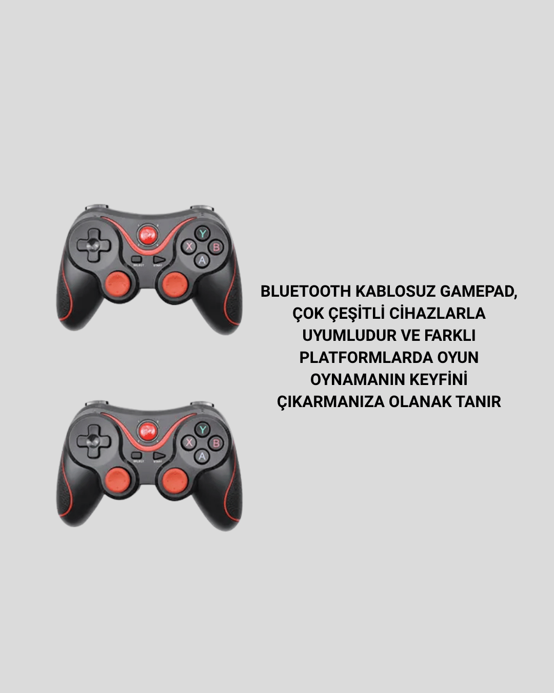 Android Uyumlu Gamepad X3 Game Stick Oyun Kolu Bluetooth Bağlantılı