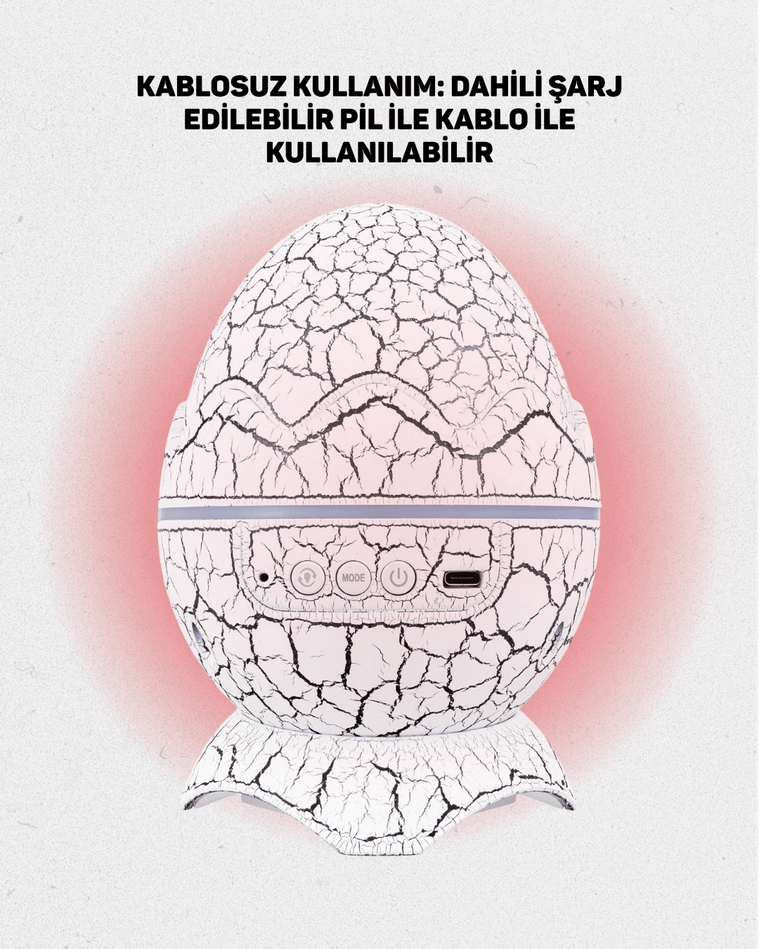 Ayarlanabilir Parlaklık ve Sis Efektli Atmosfer Lambası
