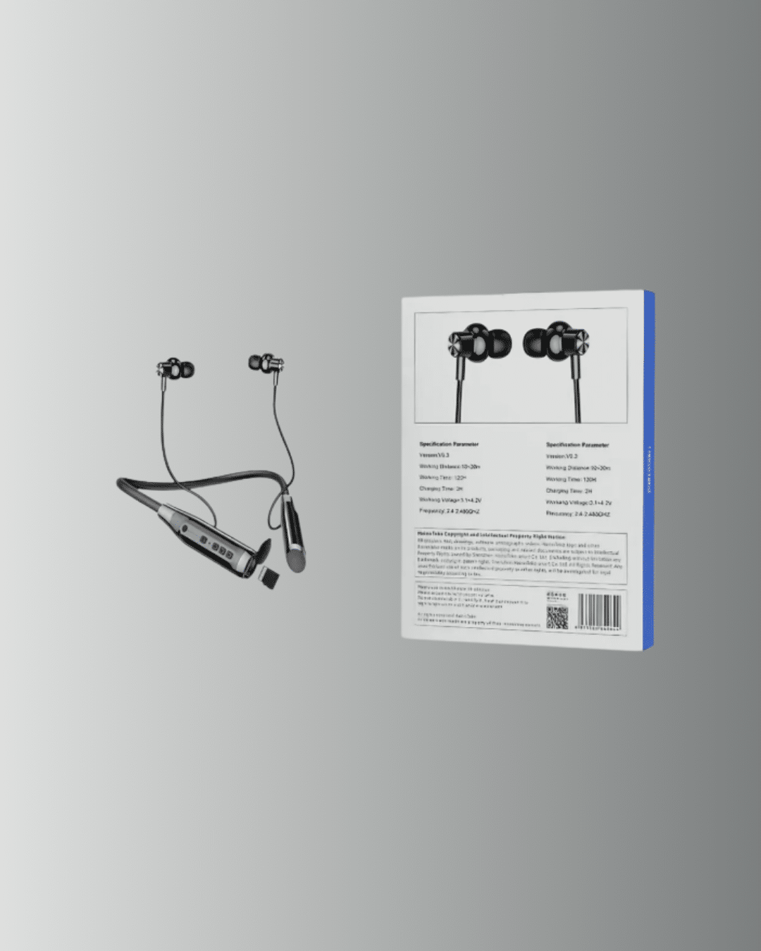 Bluetooth 5.0 Kablosuz Kulaklık – Uzun Pil Ömrü ve Ergonomik Tasarım