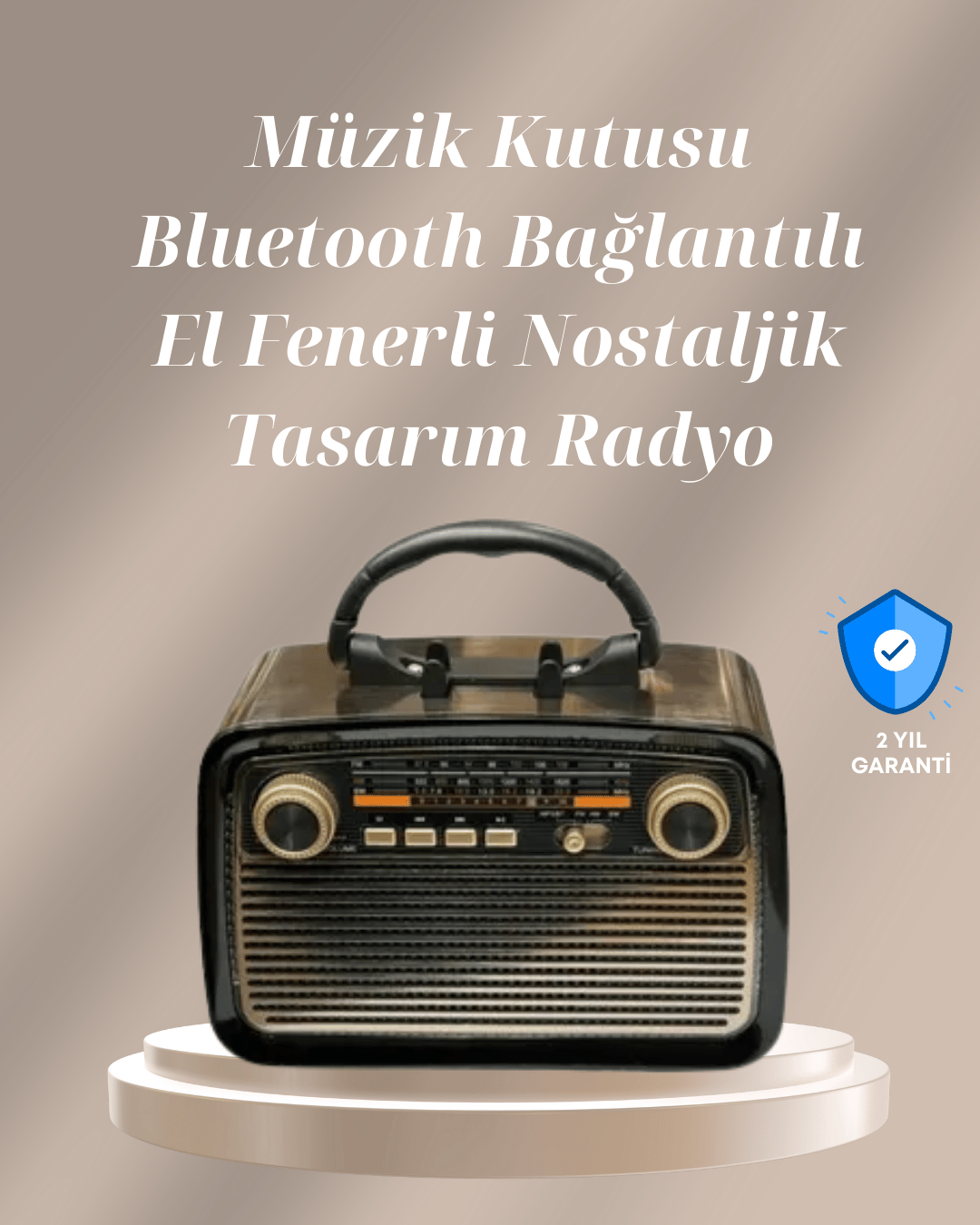 Bluetooth Hoparlör – Kablosuz Bağlantı, Geniş Ses Alanı, Radyo Destekli, Hafif ve Taşınabilir