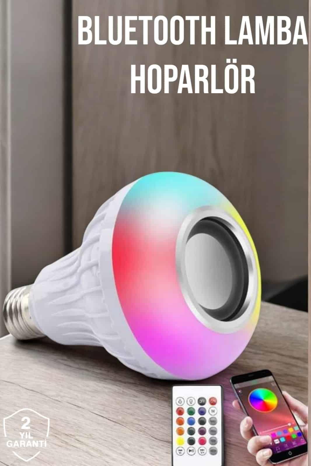 Bluetooth Hoparlör RGB LED Teknolojisi ile Müzik ve Aydınlatma
