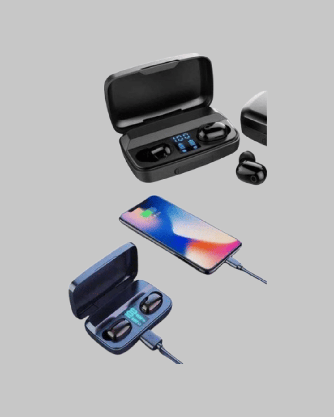 Bluetooth V5.0 Teknolojili Parmak Dokunmatik Kontrol Kulaklık Seti
