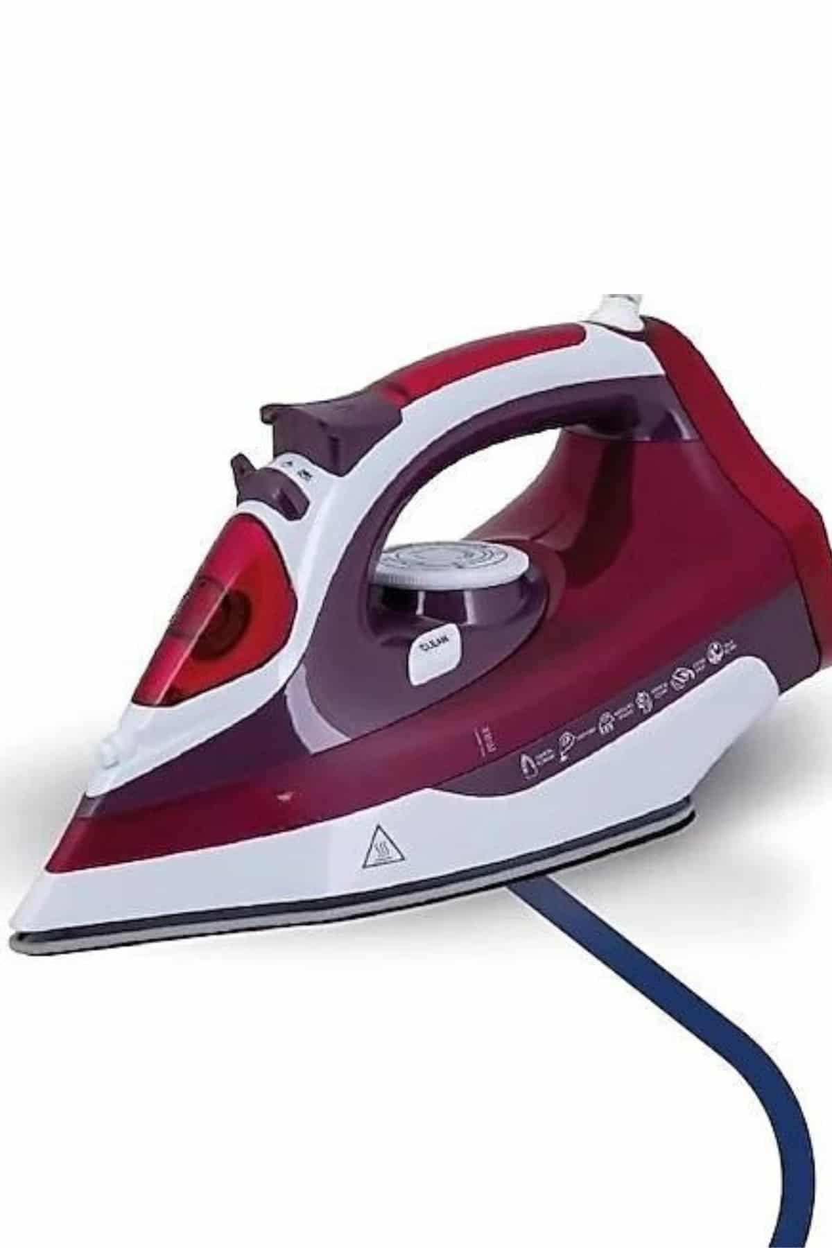 Buharlı Kablolu Ütü 2200 Watt Kireçlenme Önleyici Şok Buharlı