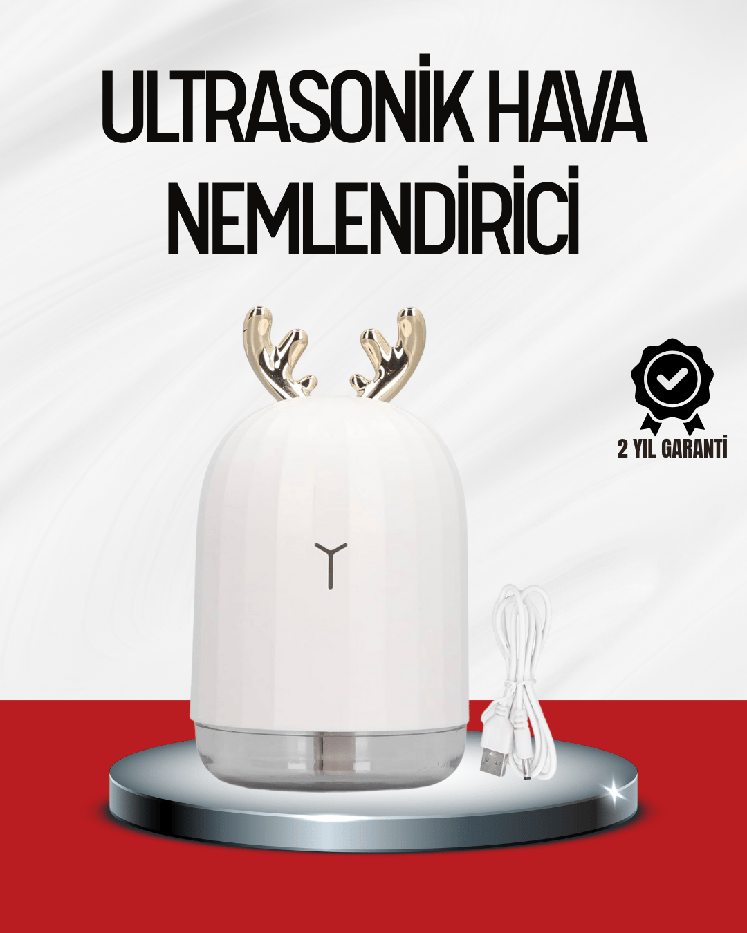 El Tipi USB Mini Soğuk Mist Nemlendirici 220 ml Tank