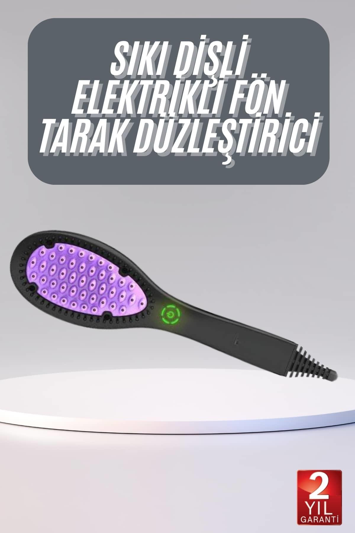 Fön Etkili Elektrikli Sıkı Dişli Taşınabilir Saç Düzleştirici Isı Ayarlı