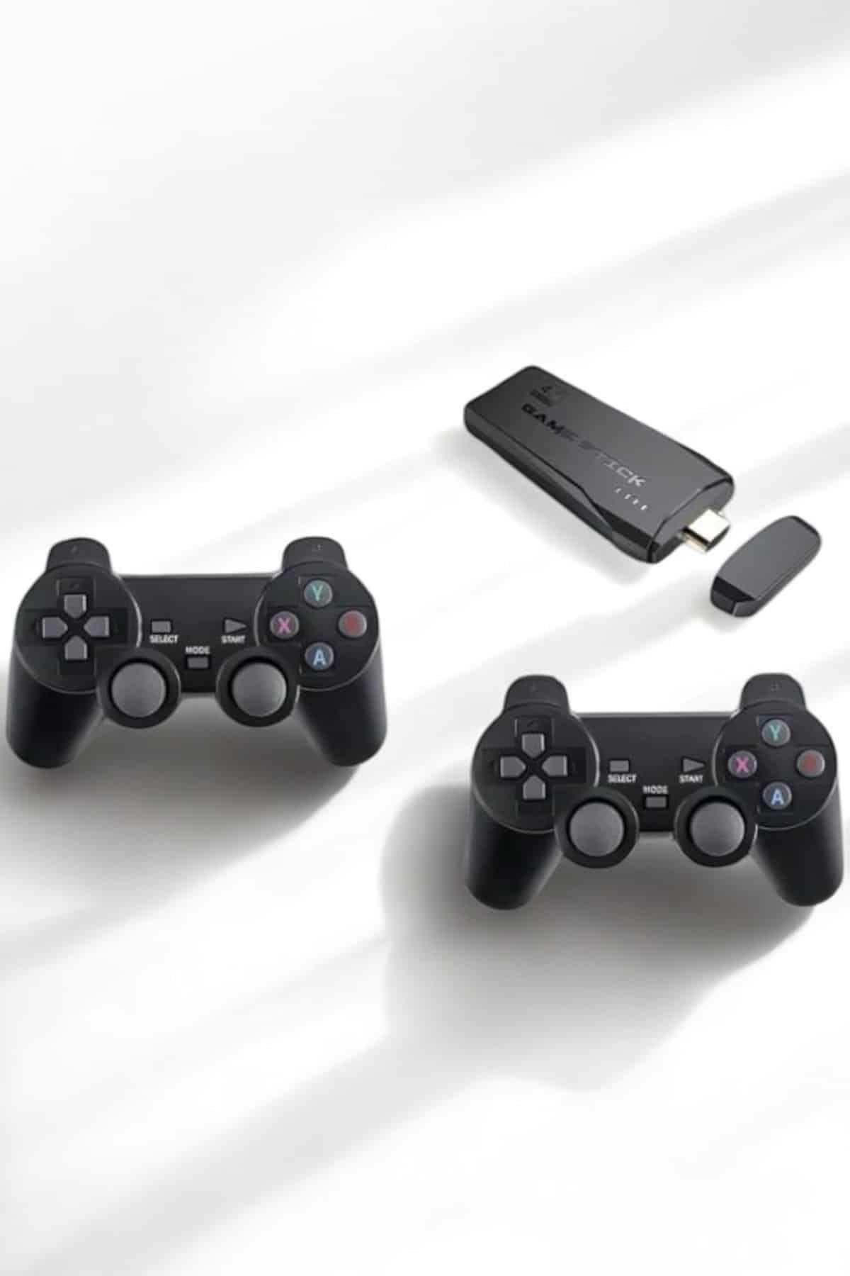 Gaming Atari 2.4g Uyumlu Kablosuz Çift Kol Game Stick