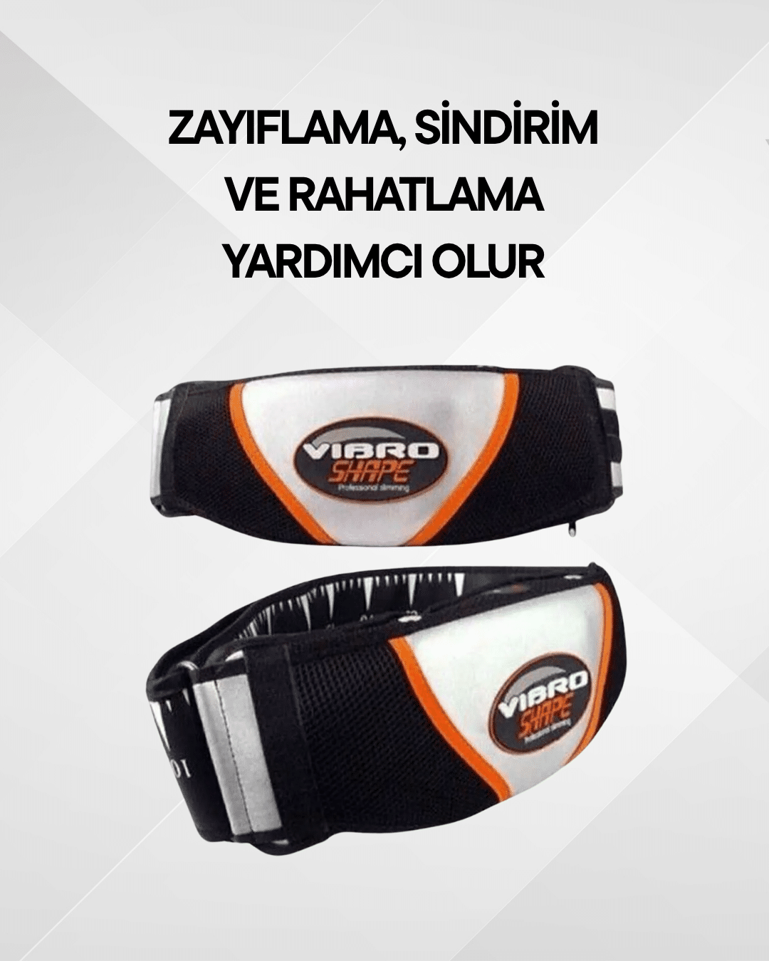 Göbek Bölgesi İçin Titreşimli Zayıflama ve Masaj Kemeri
