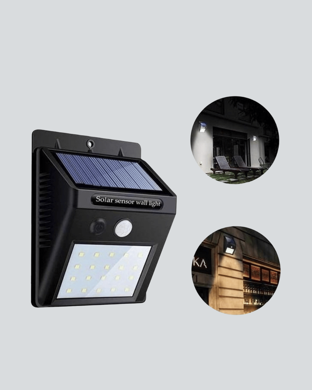 Hareket Sensörlü Güneş Enerjili Dış Mekan LED Lamba 100/144 LED 