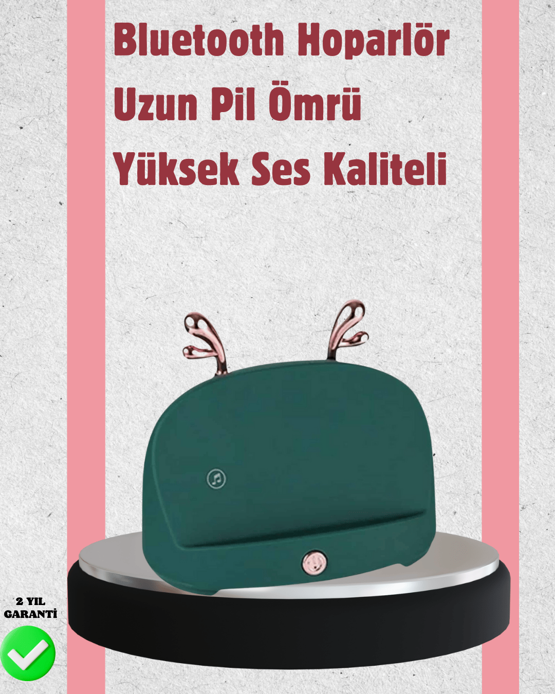 Kablosuz Telefon Tutucu ve Bluetooth Hoparlör – Pratik ve Şık Ses Çözümü