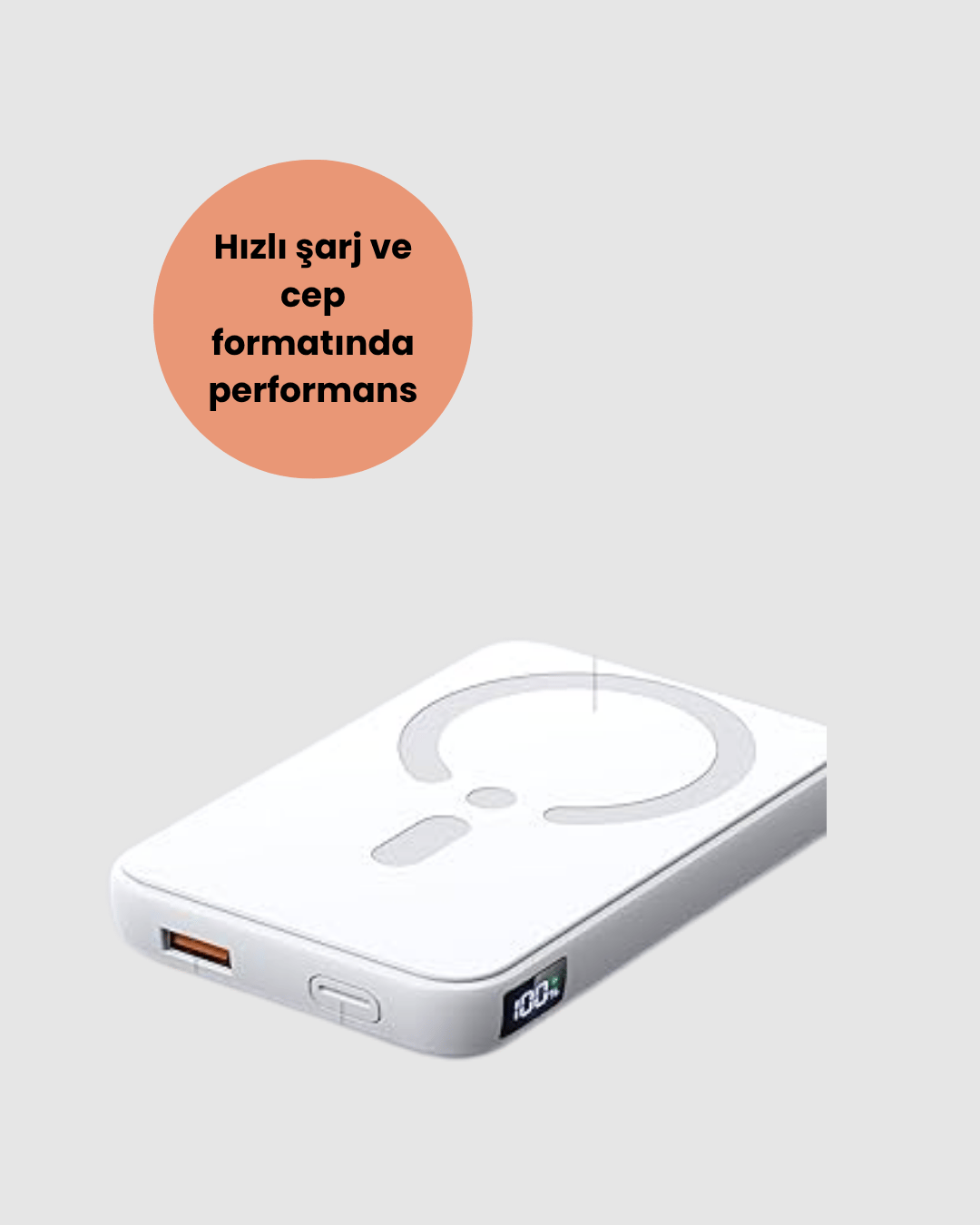 MagSafe Uyumlu 10000 mAh Powerbank 