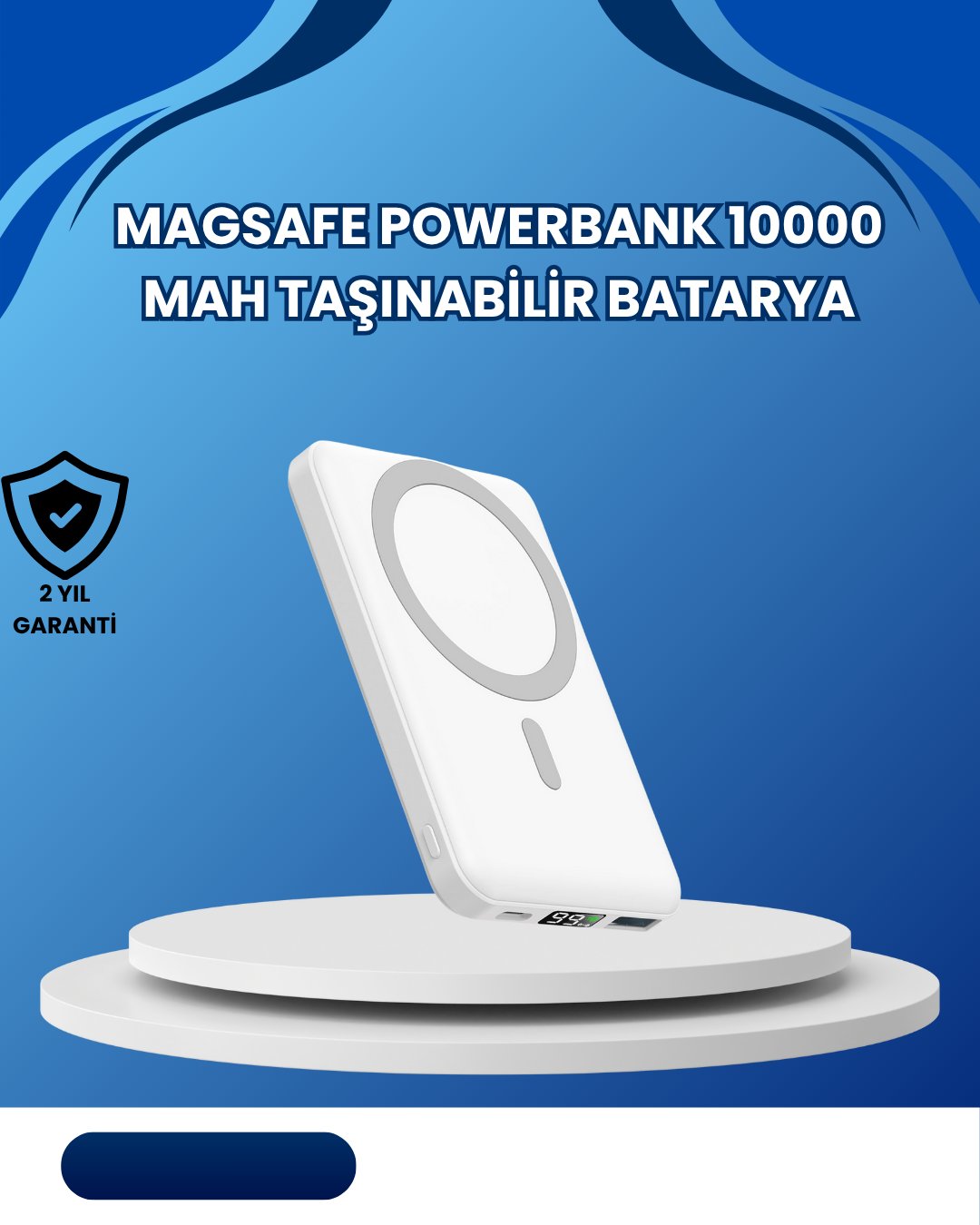 MagSafe Uyumlu 10000 mAh Powerbank 