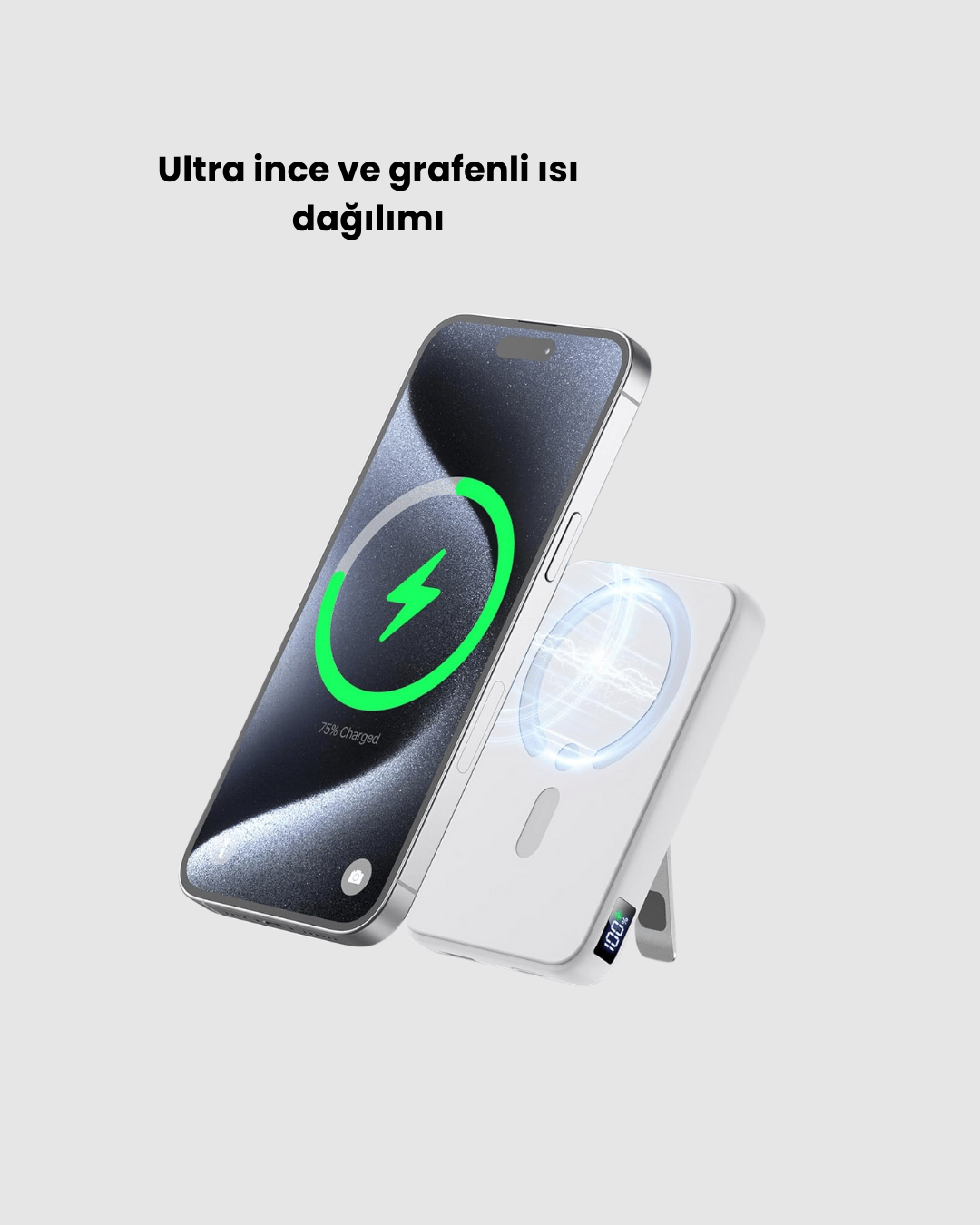 MagSafe Uyumlu 10000 mAh Powerbank 