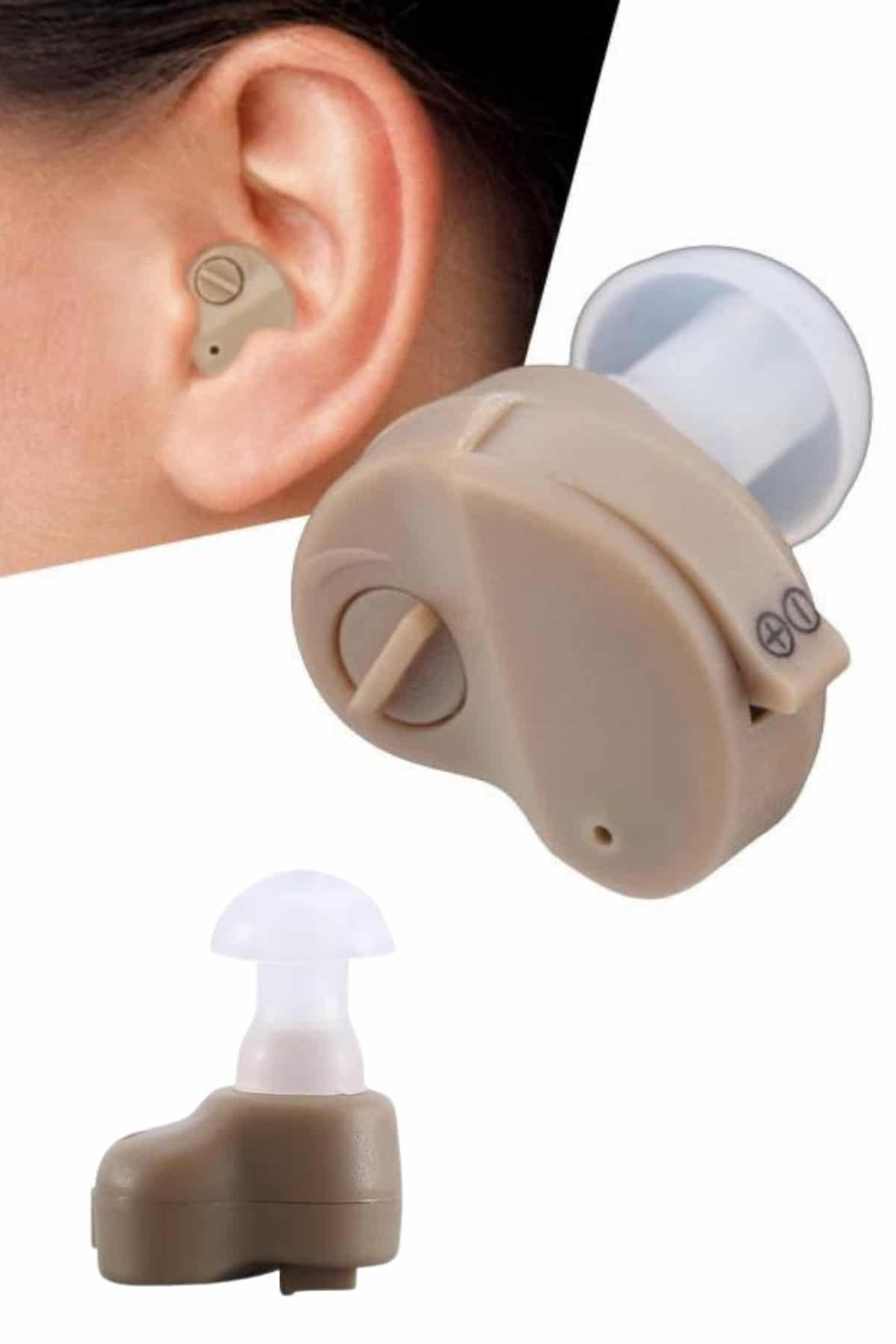 Mini Kulak İçi İşitme Cihazı Tekli Pilli Uzun Ömürlü Ses Kaliteli