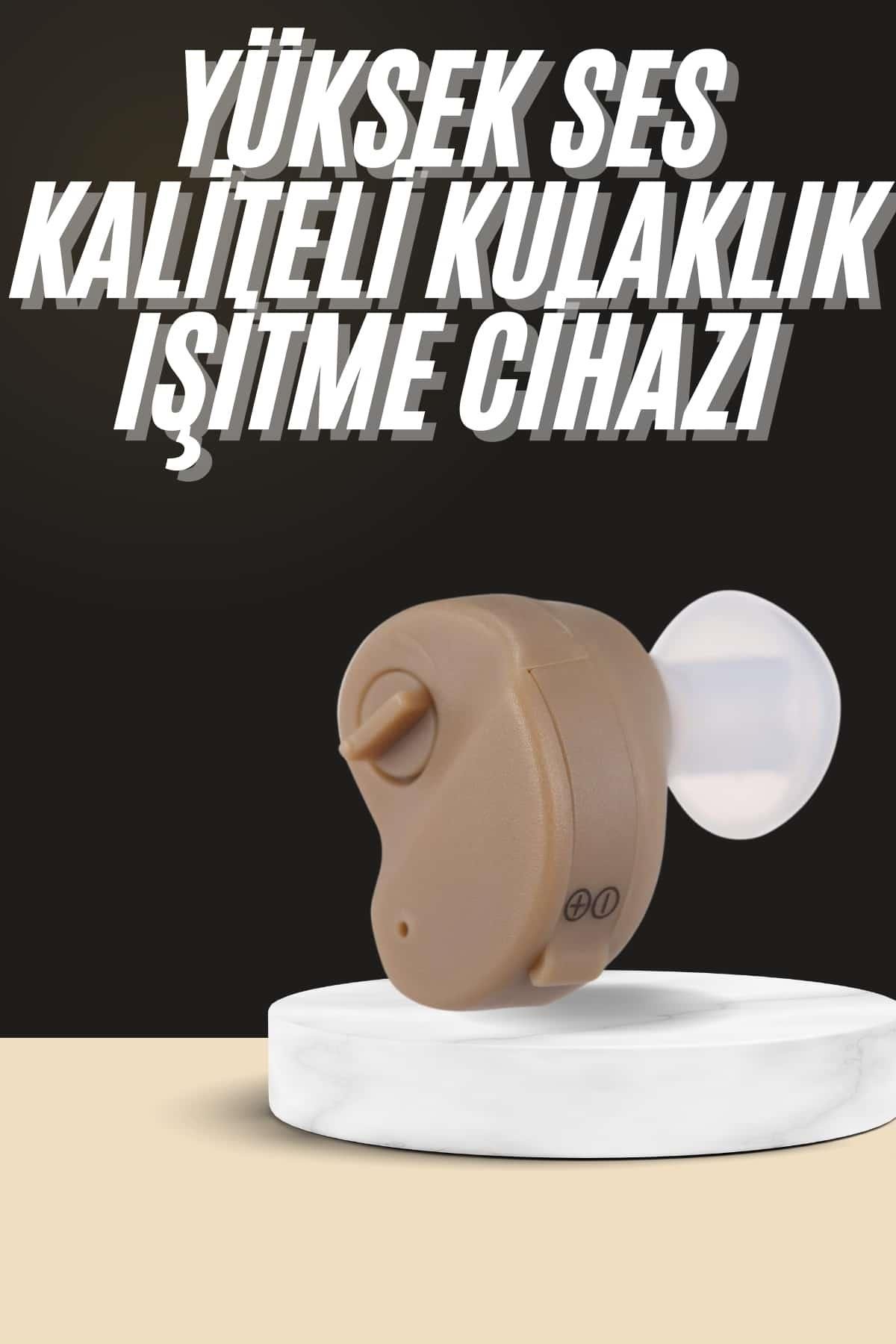 Mini Kulak İçi İşitme Cihazı Tekli Pilli Uzun Ömürlü Ses Kaliteli
