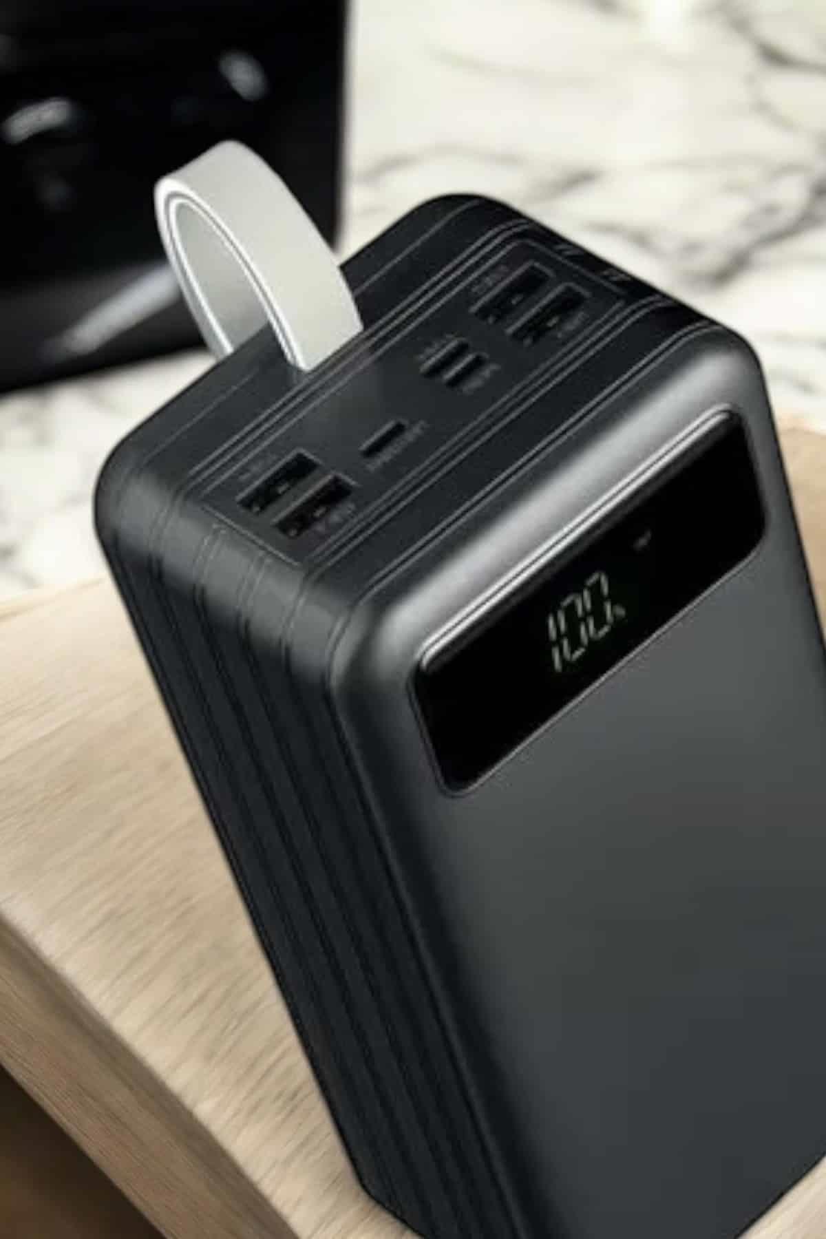 Powerbank 60.000 MAH 4 Portlu Uzun Şarj Süreli Dijital Göstergeli