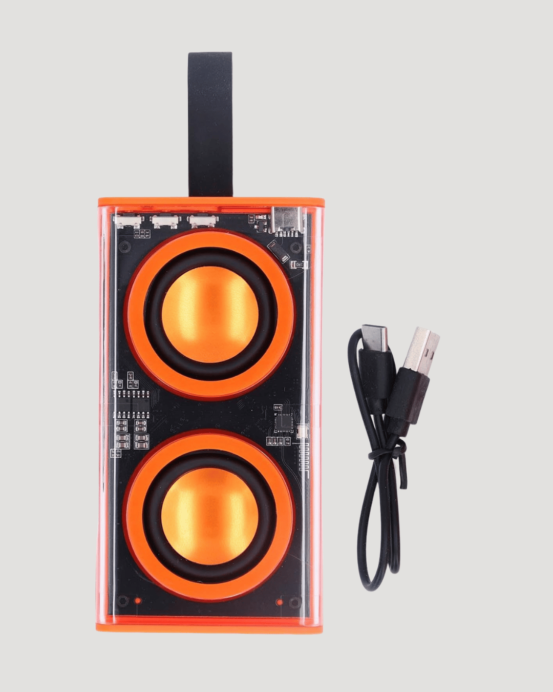 Ritmik LED Işıklı, Güçlü Sesli Taşınabilir Hoparlör