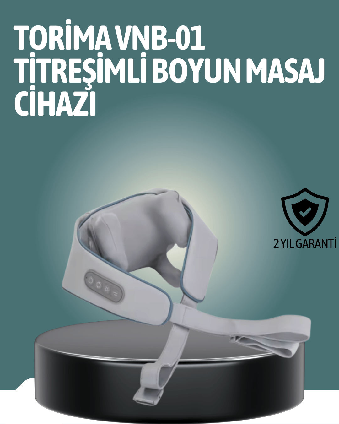 Torima VNB-01 Şarjlı Isıtmalı Boyun ve Omuz Masaj Cihazı
