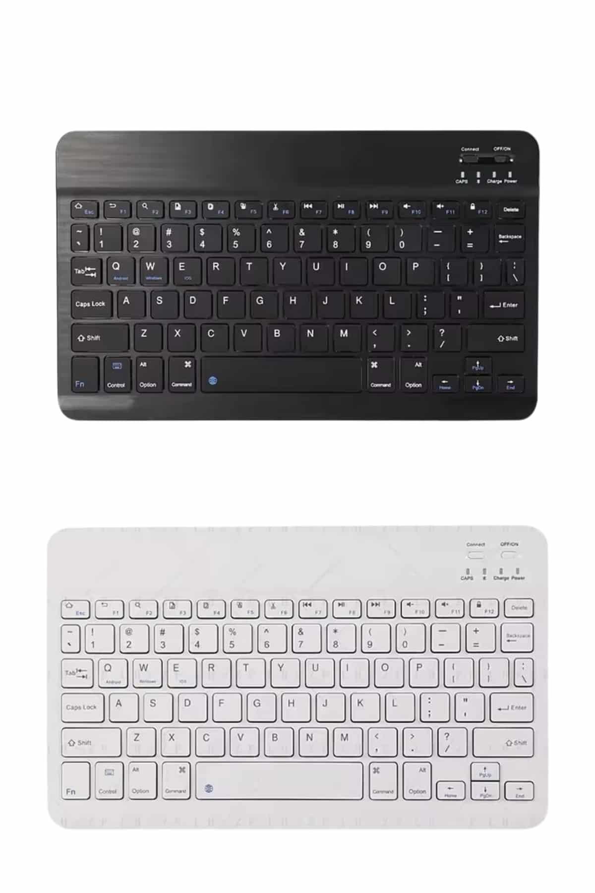 Uyumlu Kablosuz Bluetooth Şarj Edilebilir Mini Q Klavye