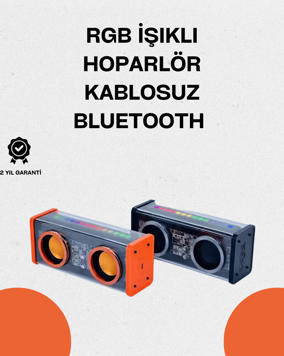 V9 Şeffaf Bluetooth Hoparlör – Güçlü Ses ve Şık Tasarım