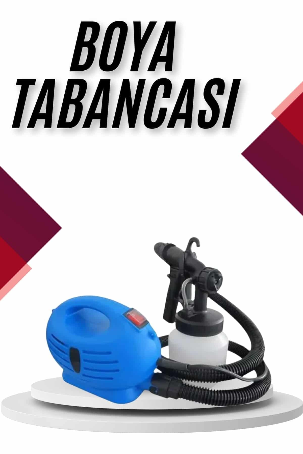 Yeni Nesil Taşınabilir Boya Tabancası Hazneli Elektrikli