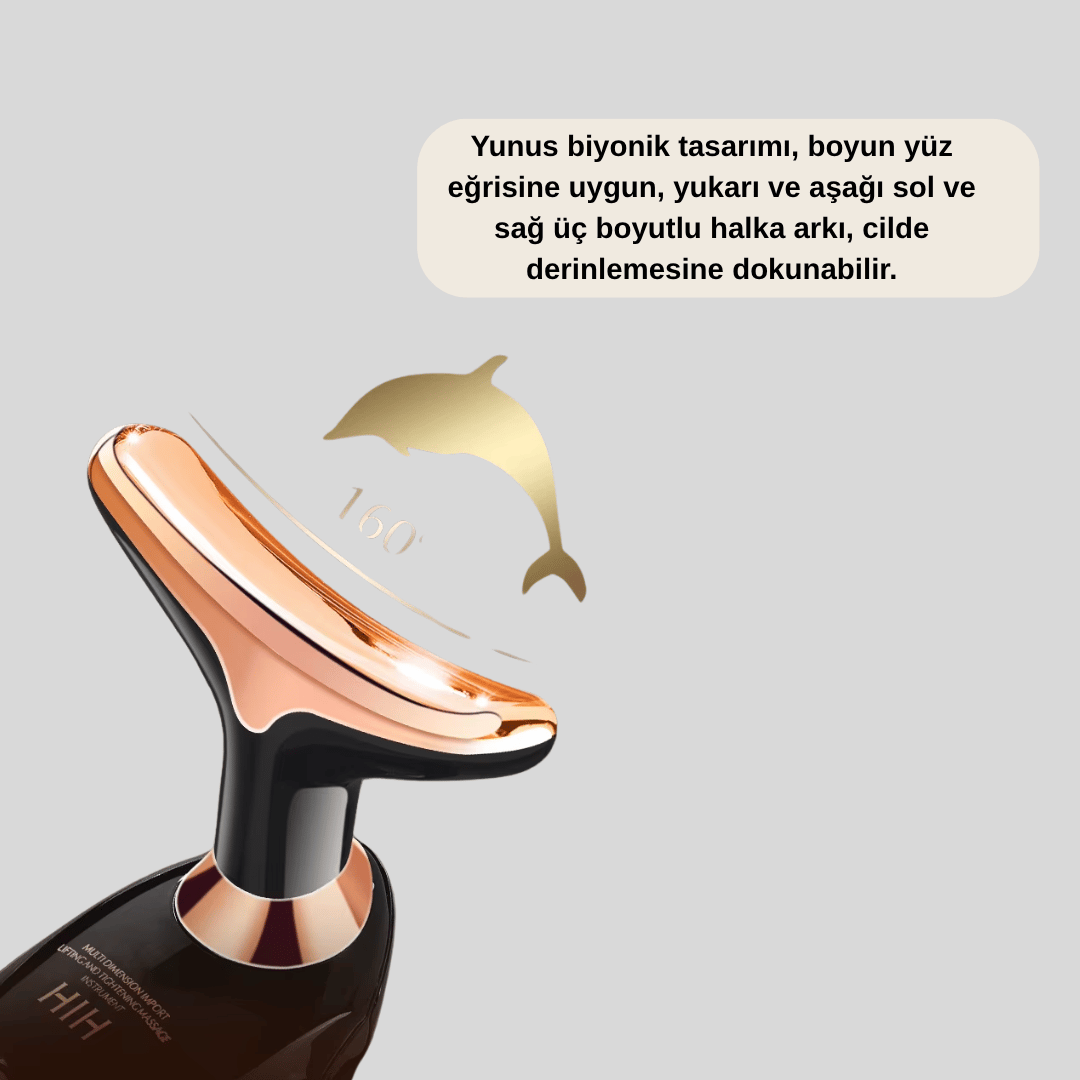 Yüz ve Boyun Masaj Aleti – Yunus Tasarım, Kırışık Görünümü Giderici