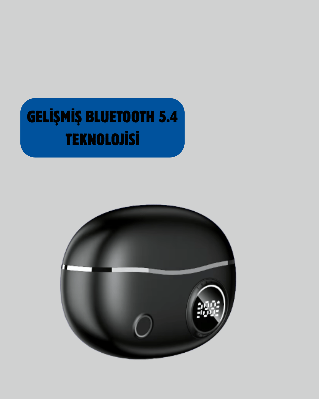 YXG10 Açık Kulak Bluetooth Kulaklık – Klipsli, Güvenli Spor Tasarım, 30 Saat Pil