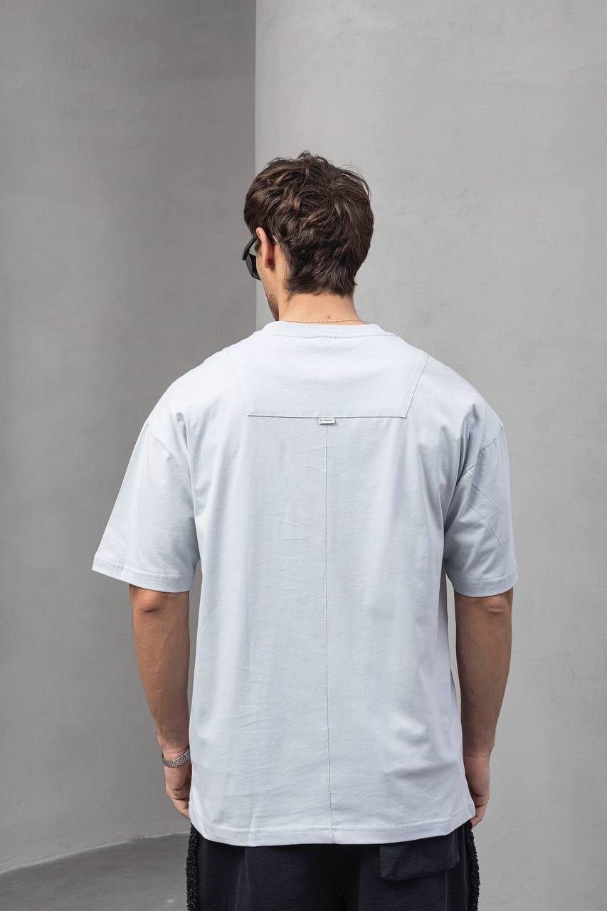 Açık Gri Oversize Tişört