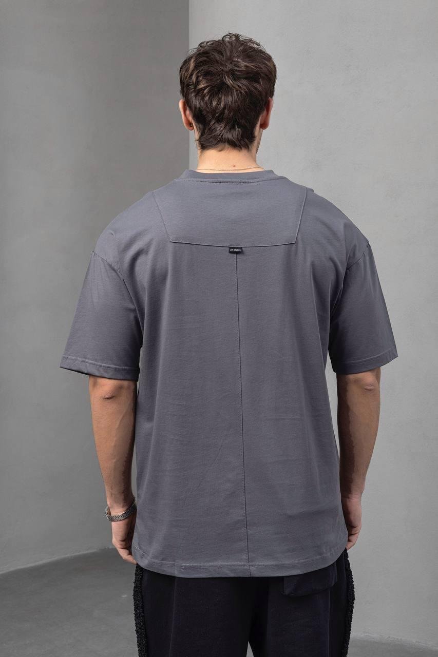 Antrasit Oversize Tişört