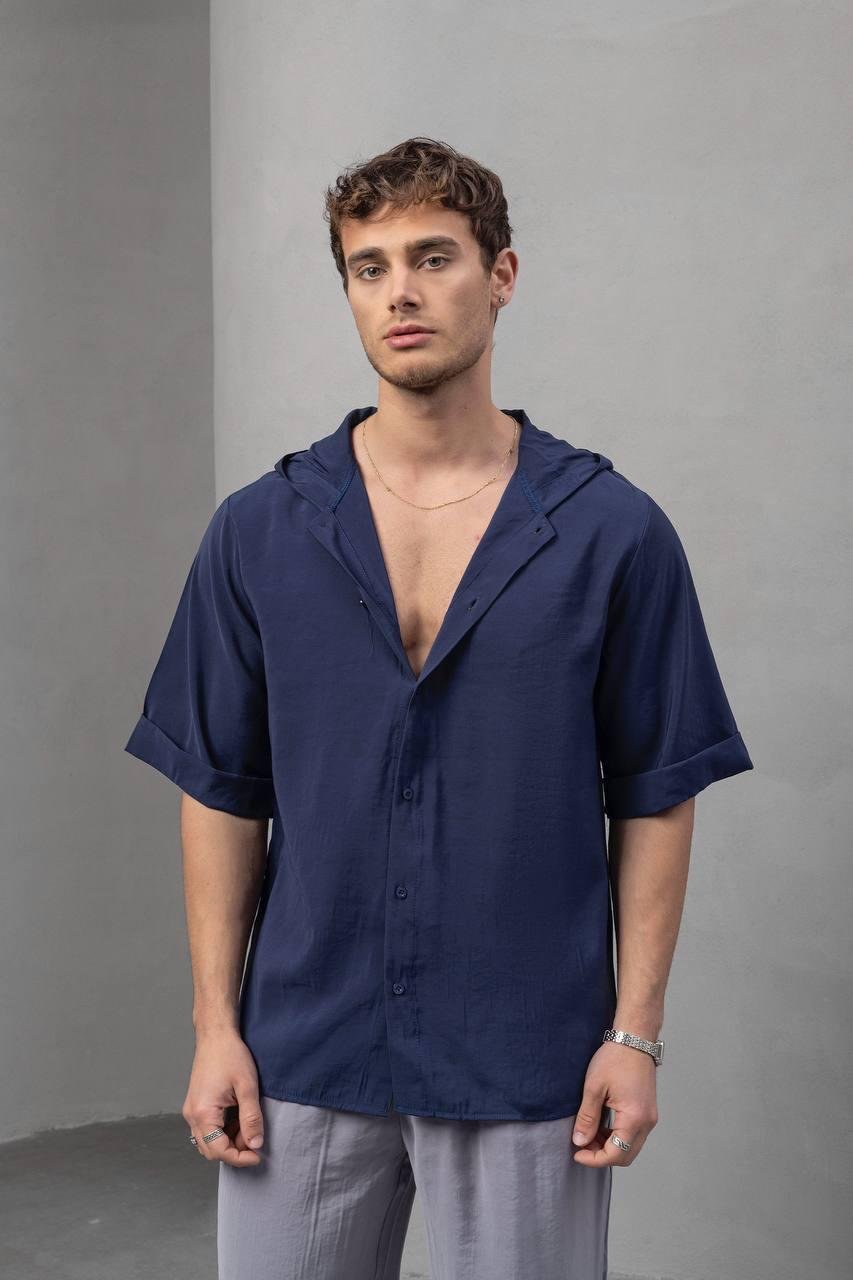 Baskılı Oversize Gömlek