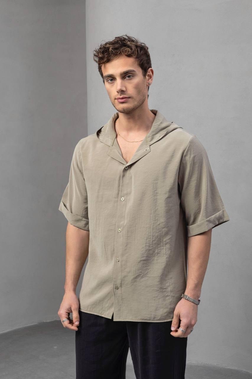 Baskılı Oversize Gömlek