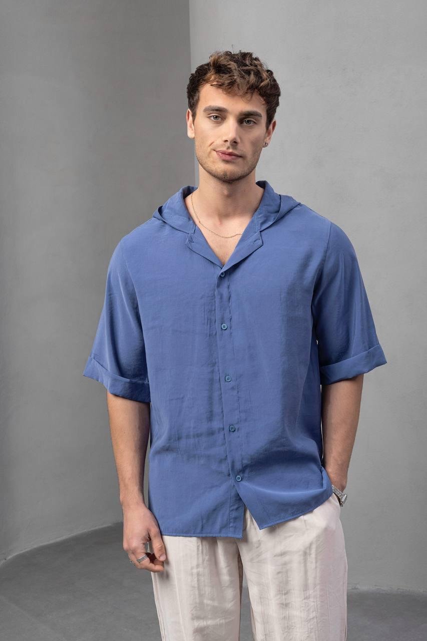 Baskılı Oversize Gömlek