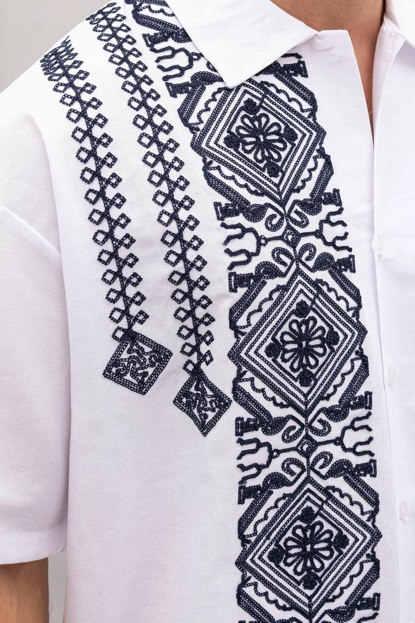 Baskılı Oversize Gömlek