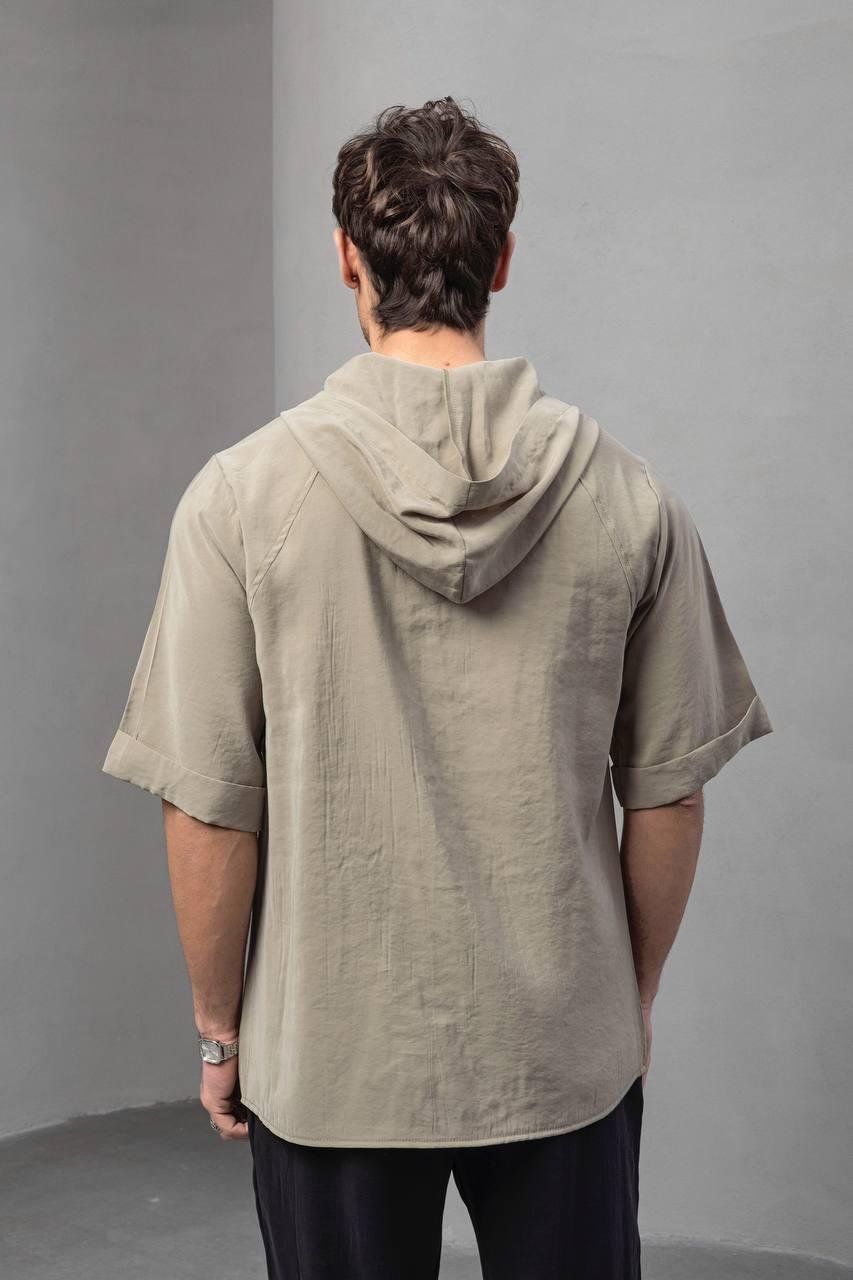 Baskılı Oversize Gömlek