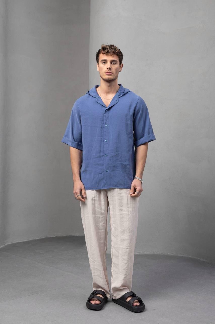 Baskılı Oversize Gömlek