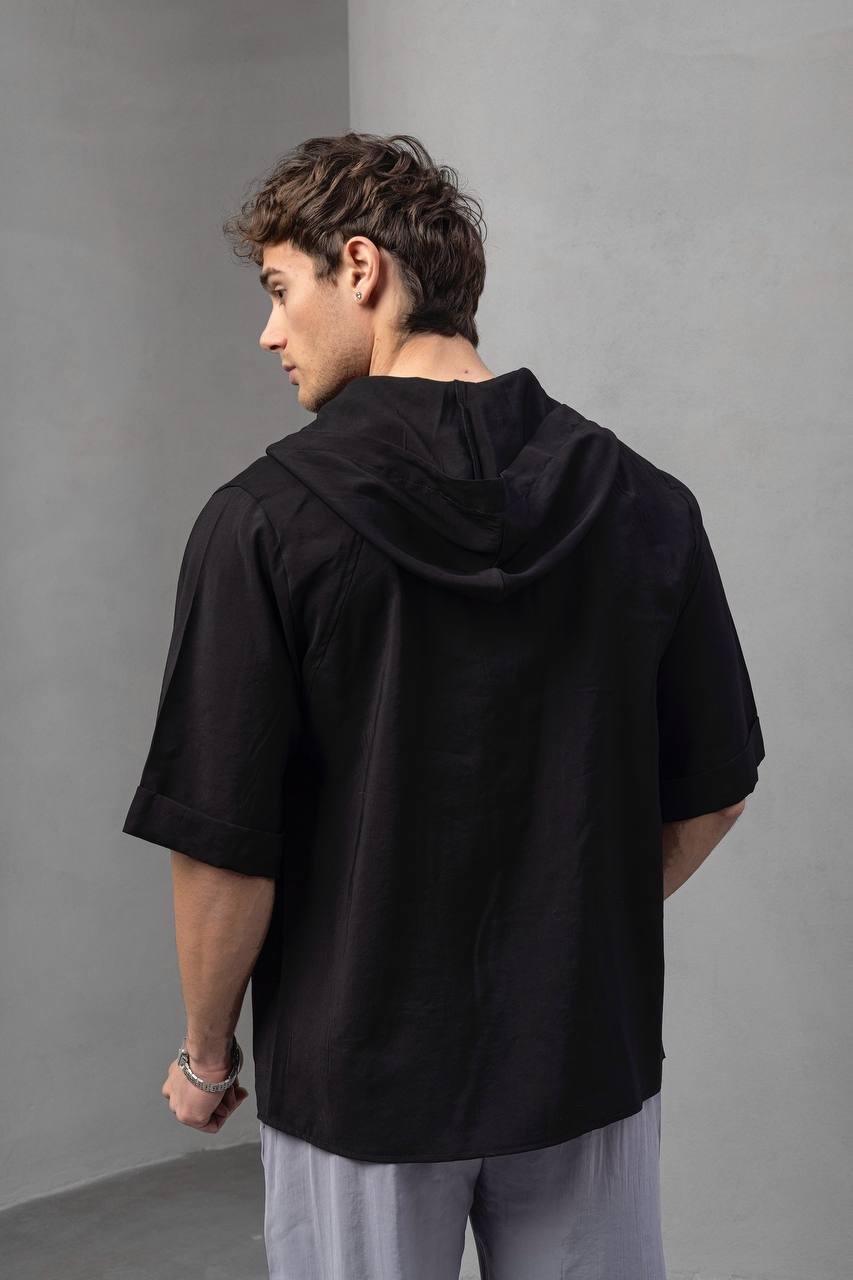 Baskılı Oversize Gömlek