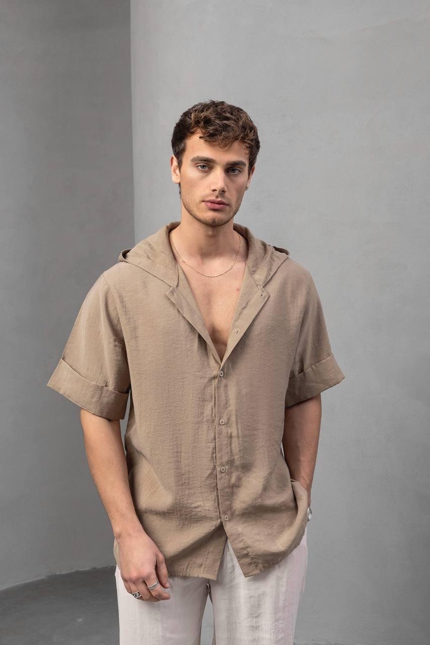 Baskılı Oversize Gömlek