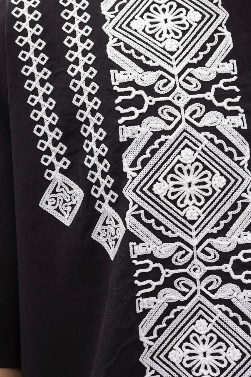 Baskılı Oversize Gömlek