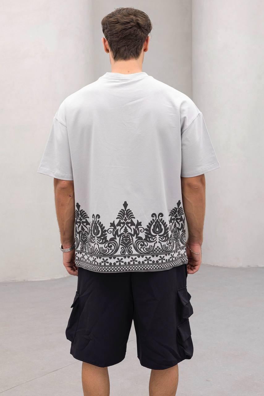 Baskılı Oversize Tişört
